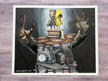 Load image into Gallery viewer, Original Drawing: Little Nightmares Color Drawing