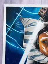 Load image into Gallery viewer, Ahsoka Colored Pencil Drawing Print