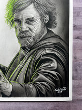 Load image into Gallery viewer, Old Man Luke Skywalker Portrait