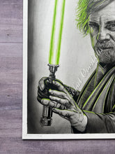 Load image into Gallery viewer, Old Man Luke Skywalker Portrait