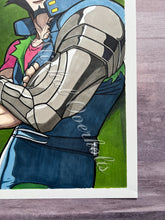 Load image into Gallery viewer, Original Drawing: Cowboy Bebop Jet Black Marker Drawing
