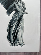 Load image into Gallery viewer, Original Drawing: Alabaster Statue Colored Pencil Drawing