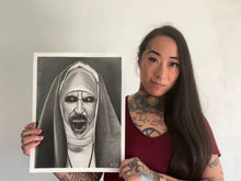 Load image into Gallery viewer, Nun Horror Art Print