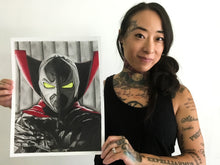 Load image into Gallery viewer, Spawn Mixed Media Drawing Print