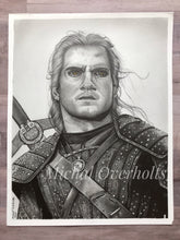 Load image into Gallery viewer, Toss a Coin to Your Witcher Geralt of Rivia Print