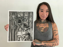 Load image into Gallery viewer, A Demogorgon Graphite Drawing Print