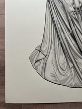 Load image into Gallery viewer, Veiled Statue Colored Pencil Drawing