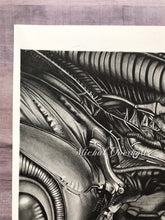 Load image into Gallery viewer, H.R. Giger Alien Graphite Drawing Print