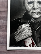 Load image into Gallery viewer, Michael Myers Halloween Drawing Print