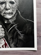 Load image into Gallery viewer, Michael Myers Halloween Drawing Print