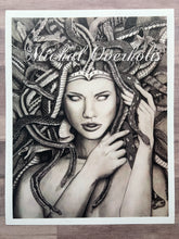 Load image into Gallery viewer, Medusa Graphite Drawing Print