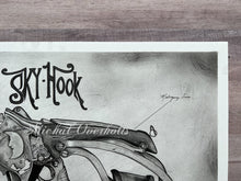 Load image into Gallery viewer, Skyhook Steampunk Schematic Graphite Drawing Print