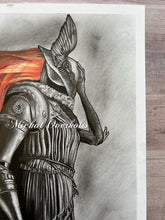 Load image into Gallery viewer, Malenia, The Blade of Miquella Mixed Media Drawing Print