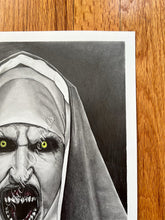 Load image into Gallery viewer, Nun Horror Art Print