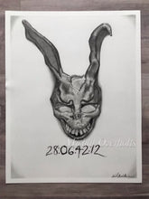 Load image into Gallery viewer, Frank the Bunny Donnie Darko Print