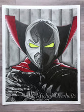 Load image into Gallery viewer, Spawn Mixed Media Drawing Print