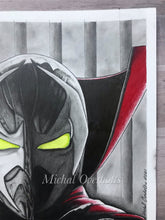 Load image into Gallery viewer, Spawn Mixed Media Drawing Print