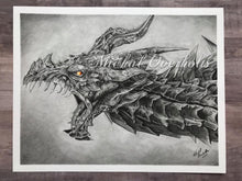 Load image into Gallery viewer, Dragon Drawing Print