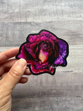 Load image into Gallery viewer, 3.25&quot; Neon Rose Sticker
