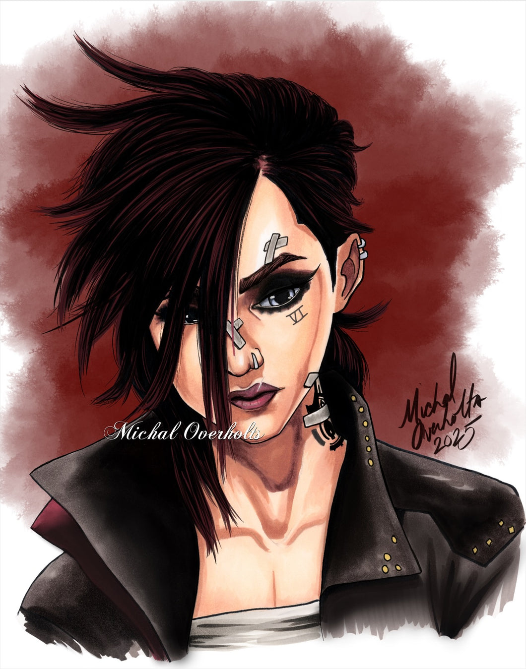 Goth Vi from Arcane Full Color Drawing Print