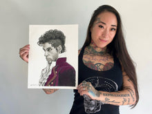 Load image into Gallery viewer, Original Drawing: Prince Portrait Realism

