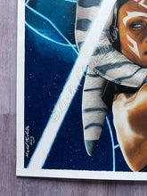 Load image into Gallery viewer, Original Drawing: Ahsoka Colored Pencil Realism
