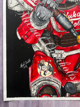 Load image into Gallery viewer, Original Drawing: Fallout T-51 Nuka Cola Power Armor
