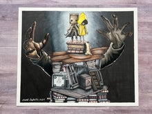 Load image into Gallery viewer, Original Drawing: Little Nightmares Color Drawing
