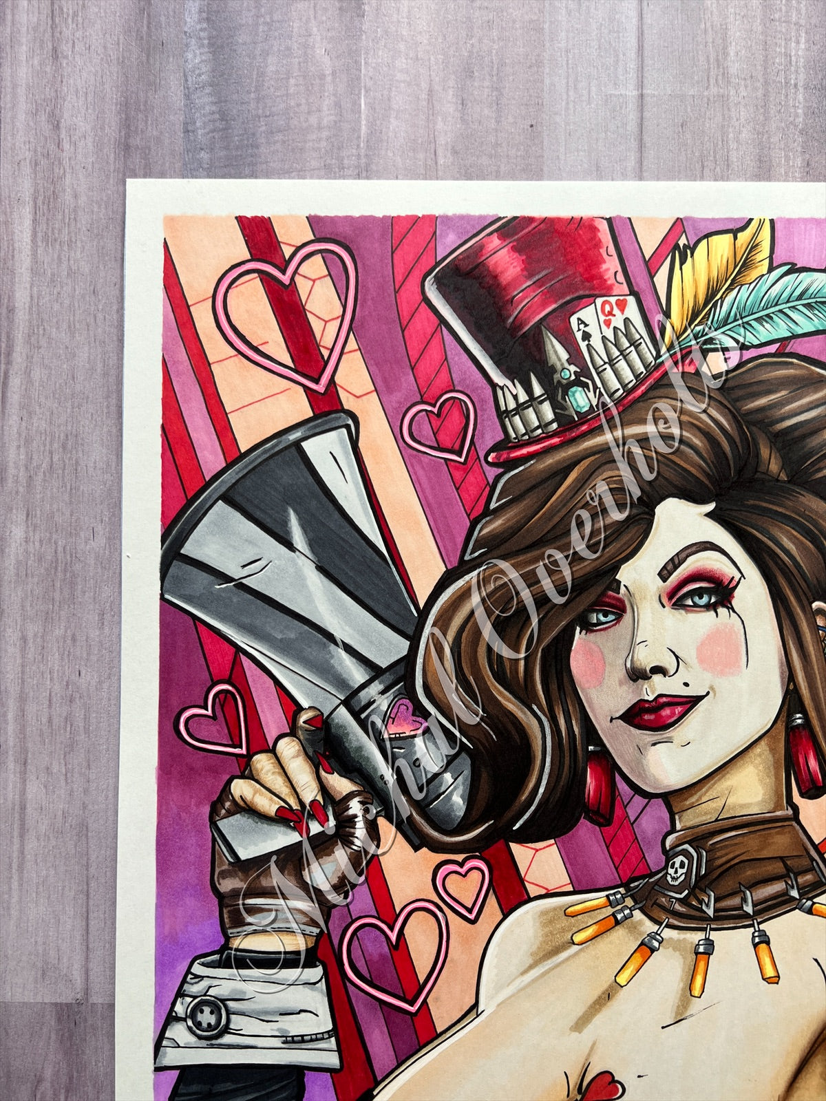 Mad Moxxi Borderlands Marker Full Color Drawing Print – Art By Michal  Overholts