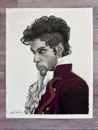 A Portrait of a Prince Drawing Print