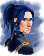 Caitlyn Arcane Full Color Drawing Print