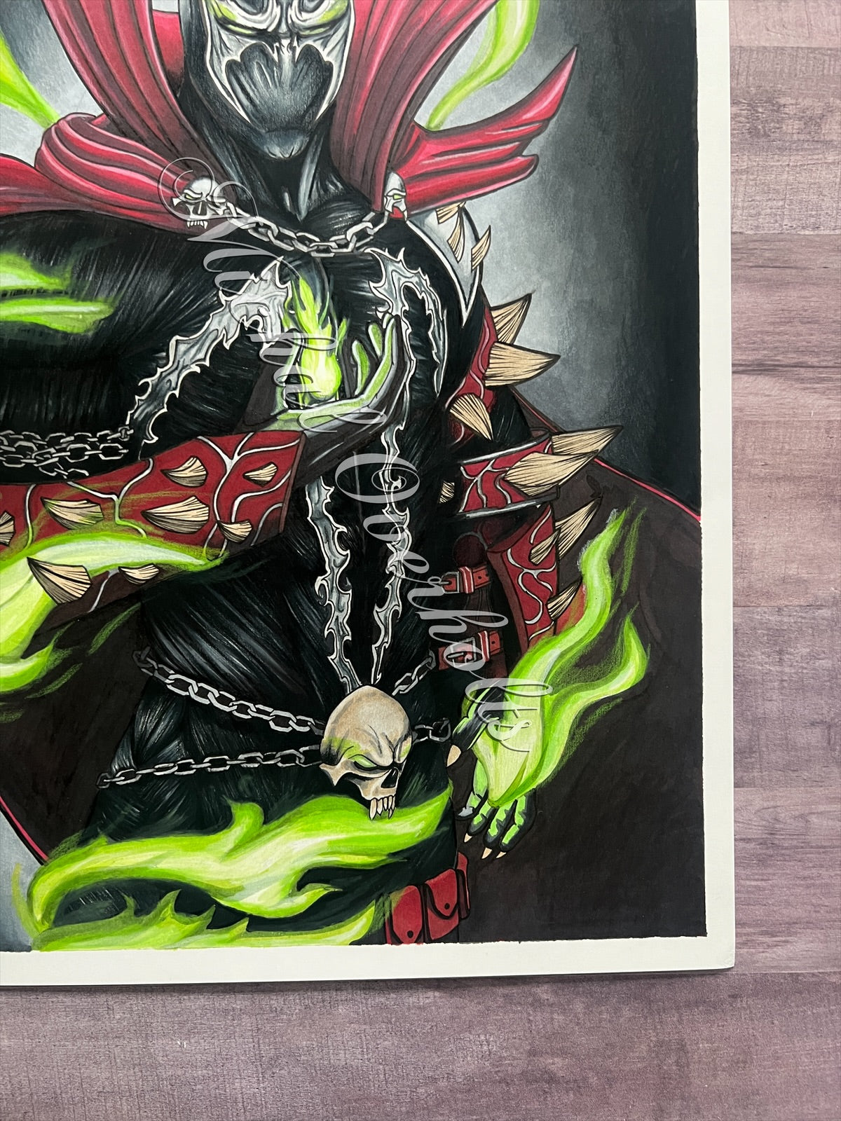 Original Drawing: Spawn 2024 Full Color Drawing – Art By Michal