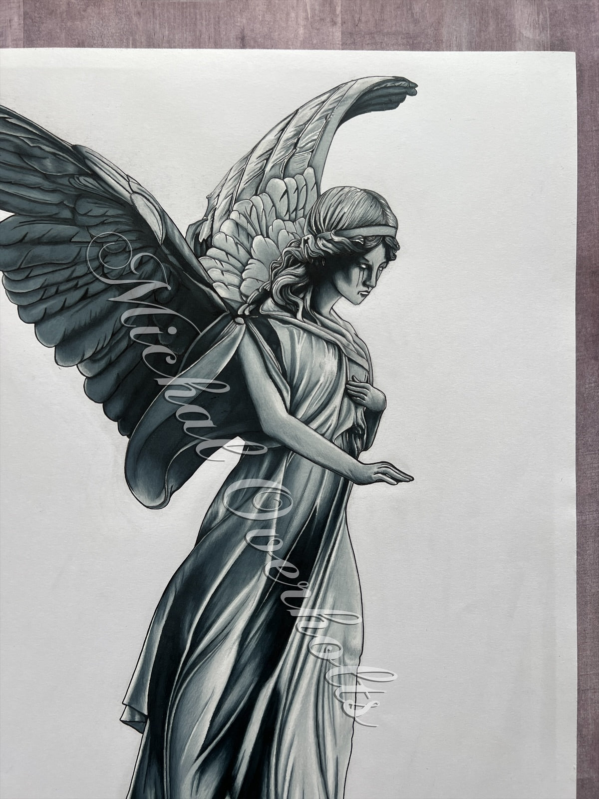 絵画 MichaelGodardGODBUTTERFLYSPLASH Drawing Godzilla 2021 on Paper - YouTube
