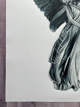 Load image into Gallery viewer, Original Drawing: Alabaster Statue Colored Pencil Drawing
