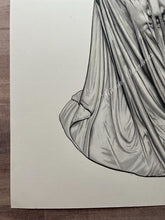 Load image into Gallery viewer, Veiled Statue Colored Pencil Drawing
