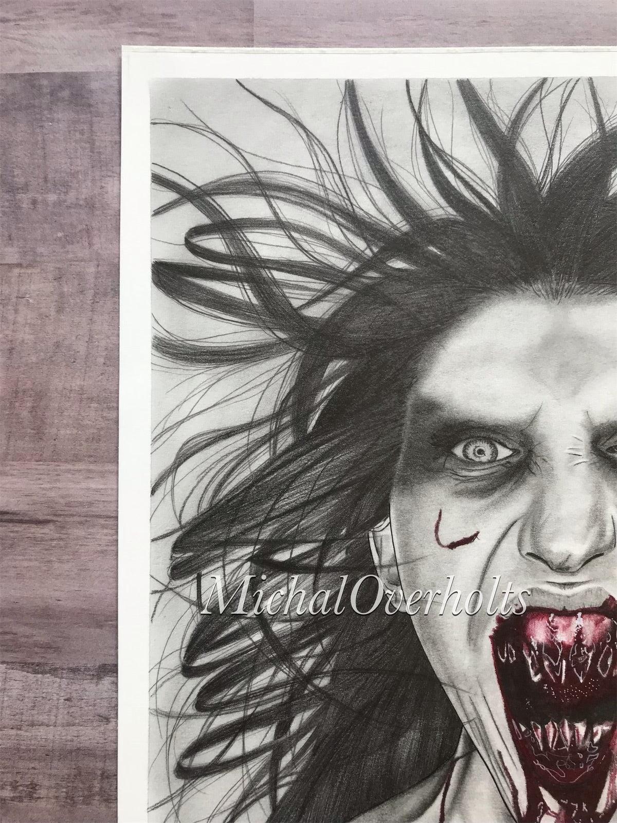 Original Drawing: You'll Float Too Clown It – Art By Michal Overholts