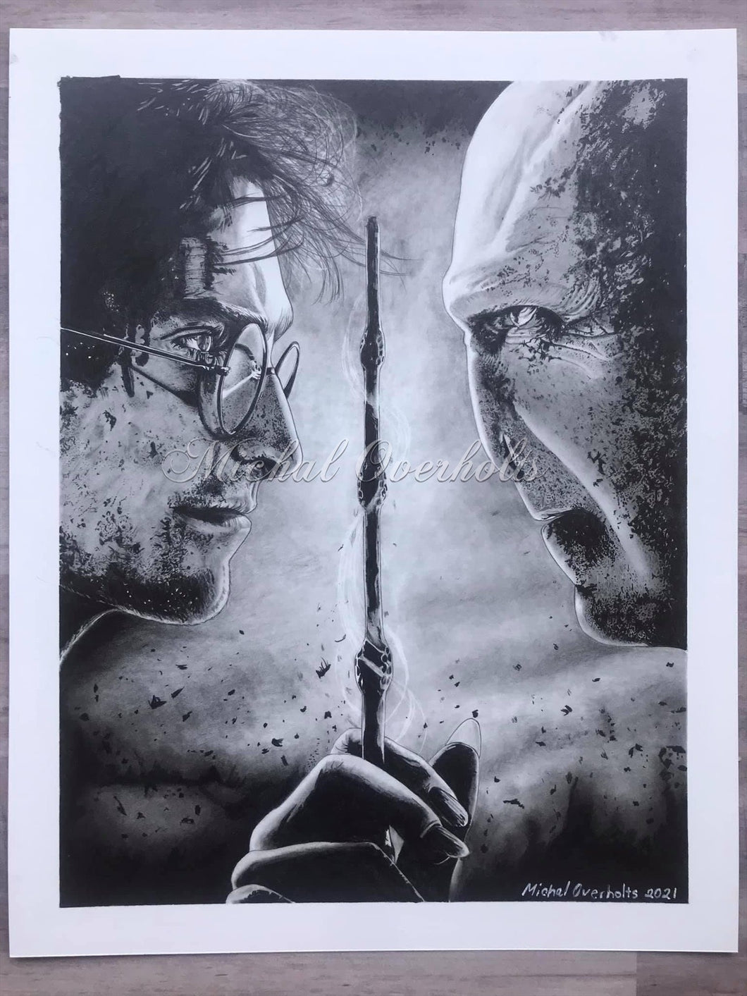 It All Ends Graphite Drawing Print