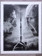 It All Ends Graphite Drawing Print