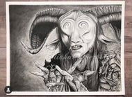 Original Drawing: My Mother Told Me to be Wary of Fauns