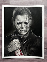Load image into Gallery viewer, Michael Myers Halloween Drawing Print
