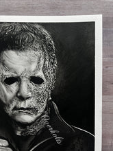 Load image into Gallery viewer, Michael Myers Halloween Drawing Print
