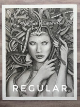 Load image into Gallery viewer, Medusa Graphite Drawing Print
