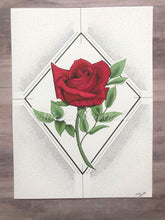 Load image into Gallery viewer, Original Drawing: Rose Stippling
