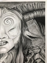 Load image into Gallery viewer, Original Drawing: My Mother Told Me to be Wary of Fauns
